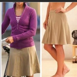 ATHLETA ‘WHATEVER’ TAN SKORT SIZE 4